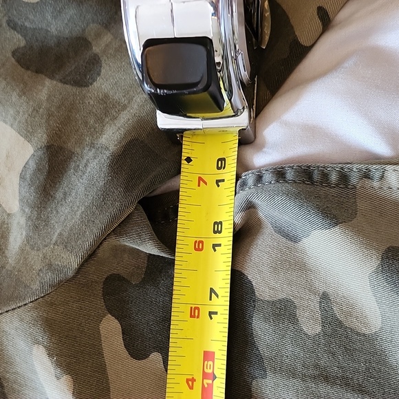 Women's size S Lucky Brand Camouflage Jacket W/Drawstring And Hood - Picture 5 of 10